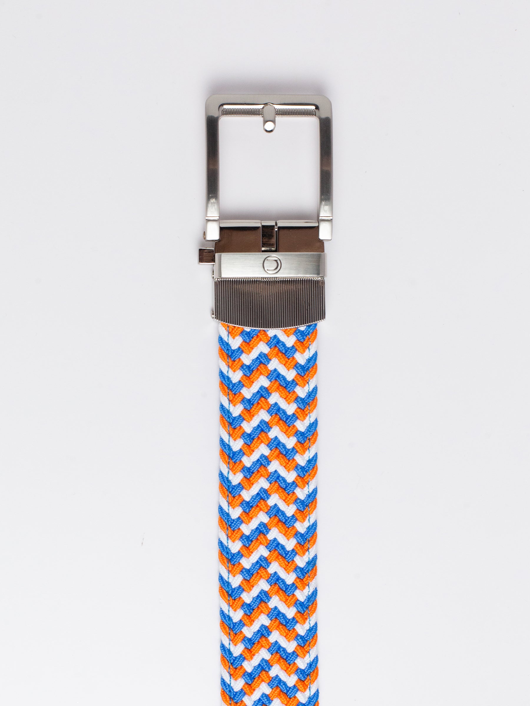 Braided Blue & Orange Golf Belt | Coastal Surge Ratchet Belt | Nexbelt