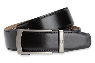 Vetica Black, 1 3/8" Strap, Dress Belt
