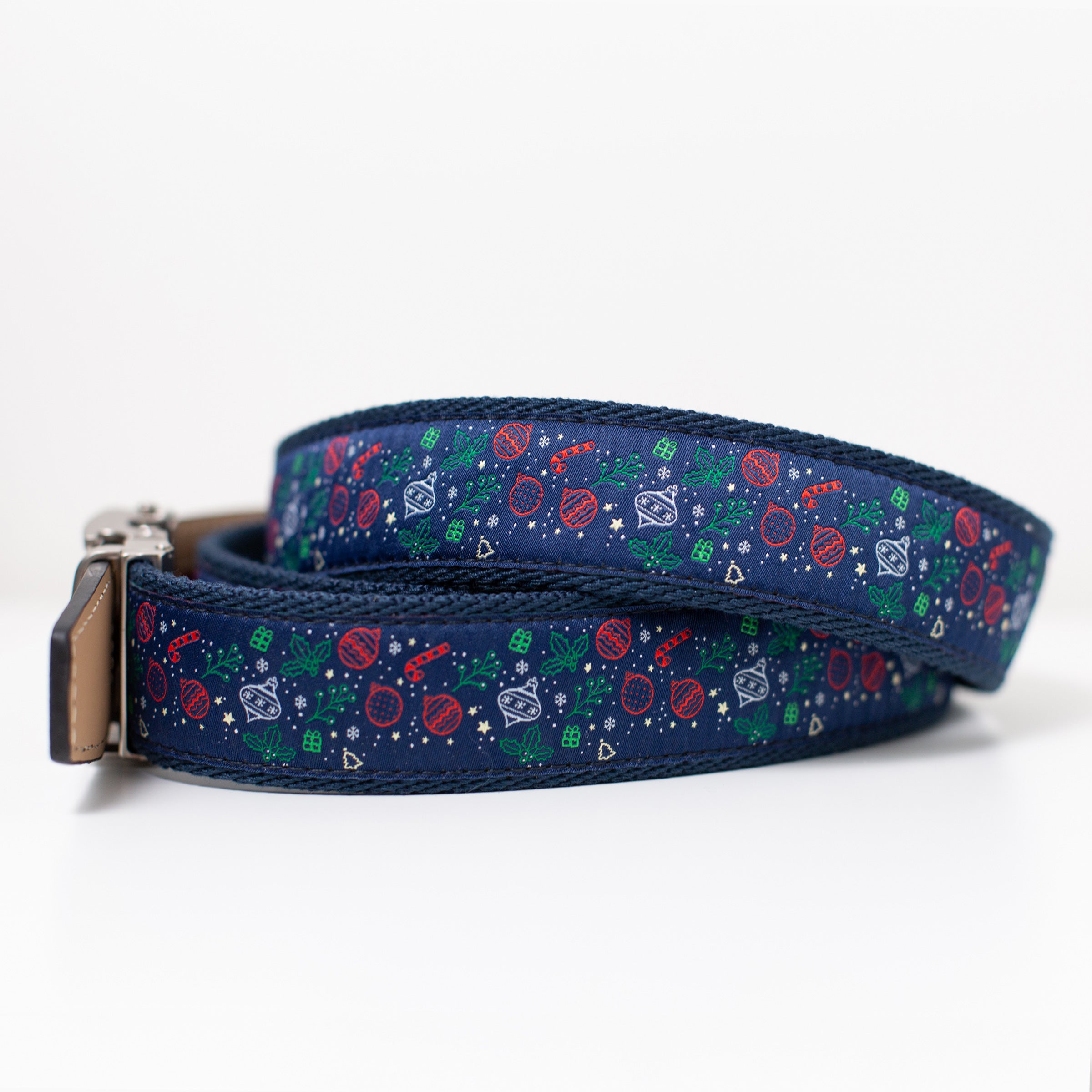 Hampton Ornament Golf Ribbon Ratchet Belt 1.38