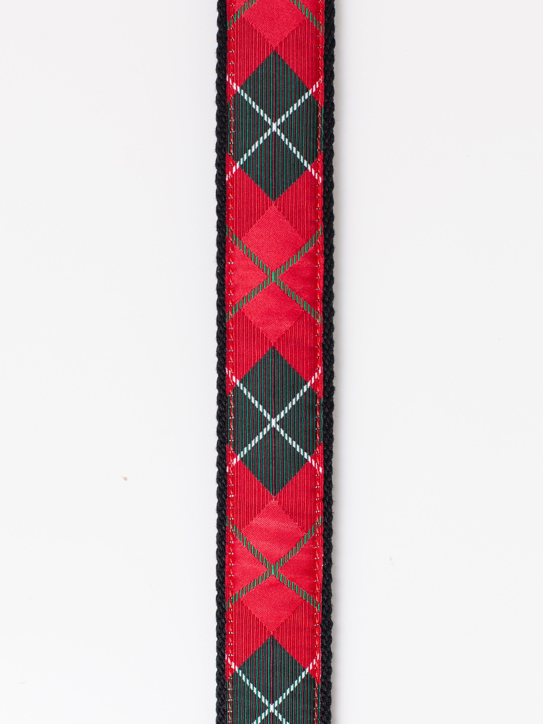 The Holiday Argyle Ribbon Ratchet Belt 1.38" [35mm]