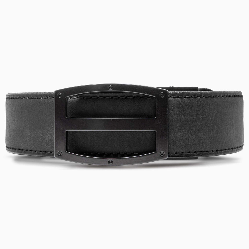Titan Ironhide Black Crazy Horse EDC Ratchet Belt 1.5 display picture 1