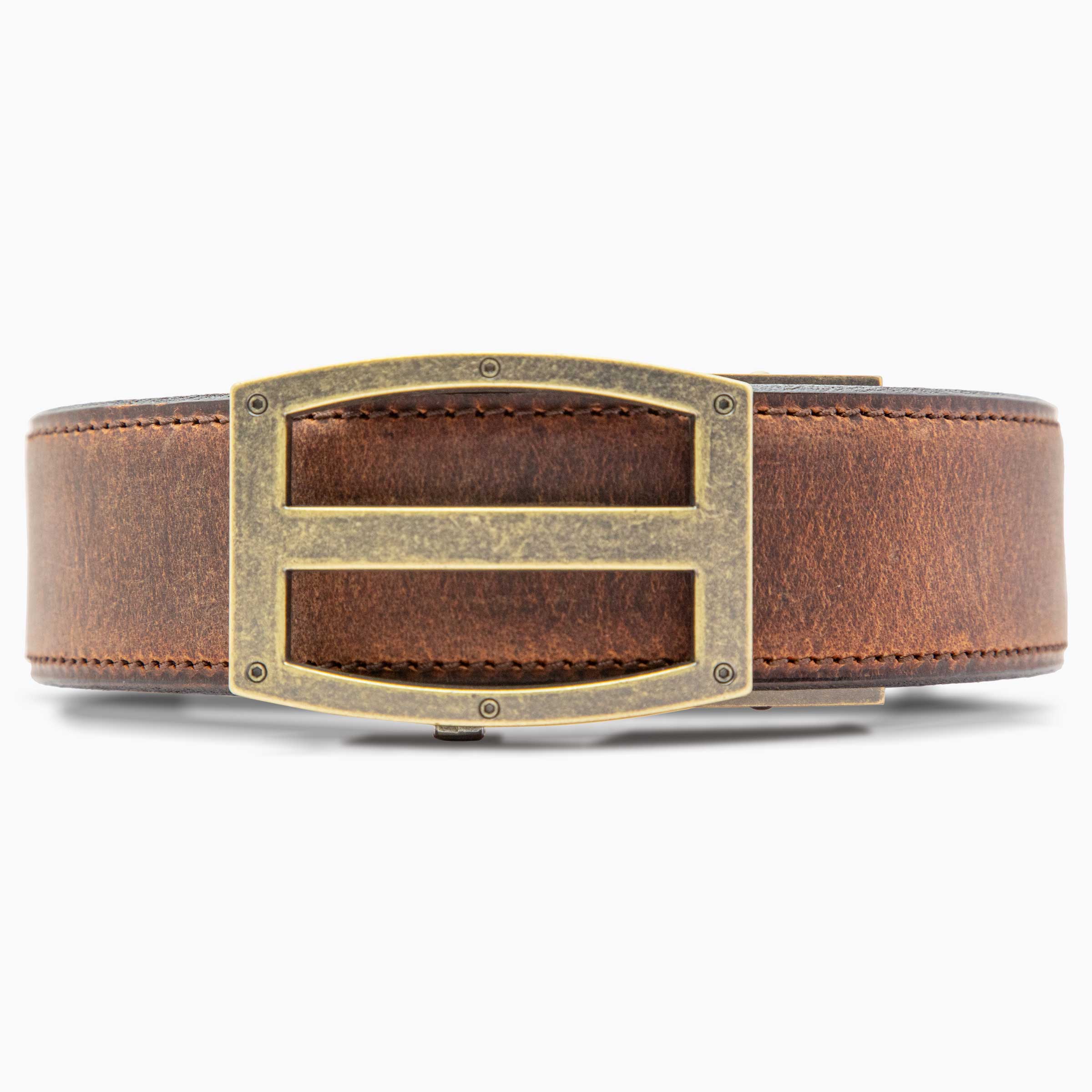 Titan Ironhide Brown EDC Ratchet Belt