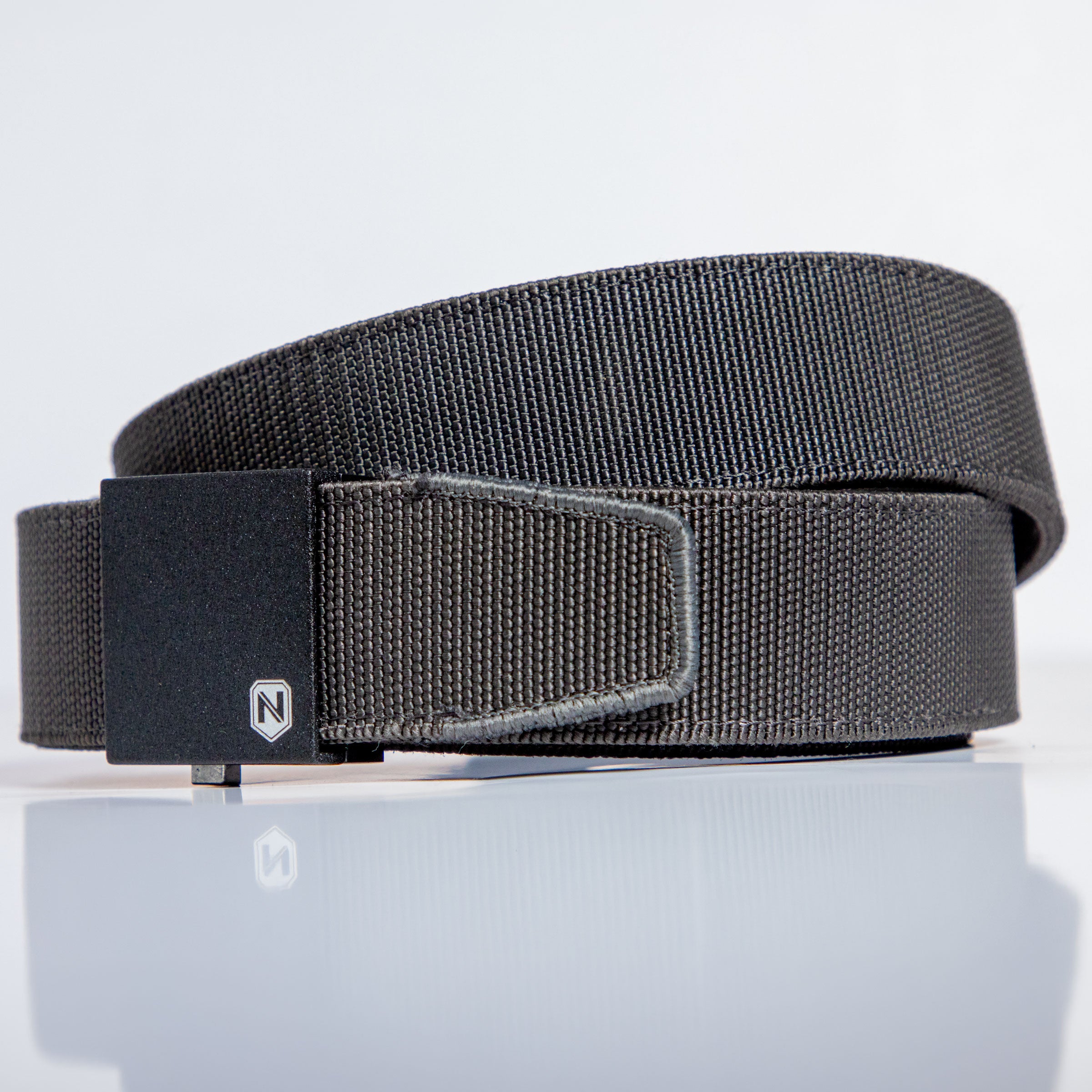 Contender Supreme Grey EDC Ratchet Belt 1.5" [38mm]