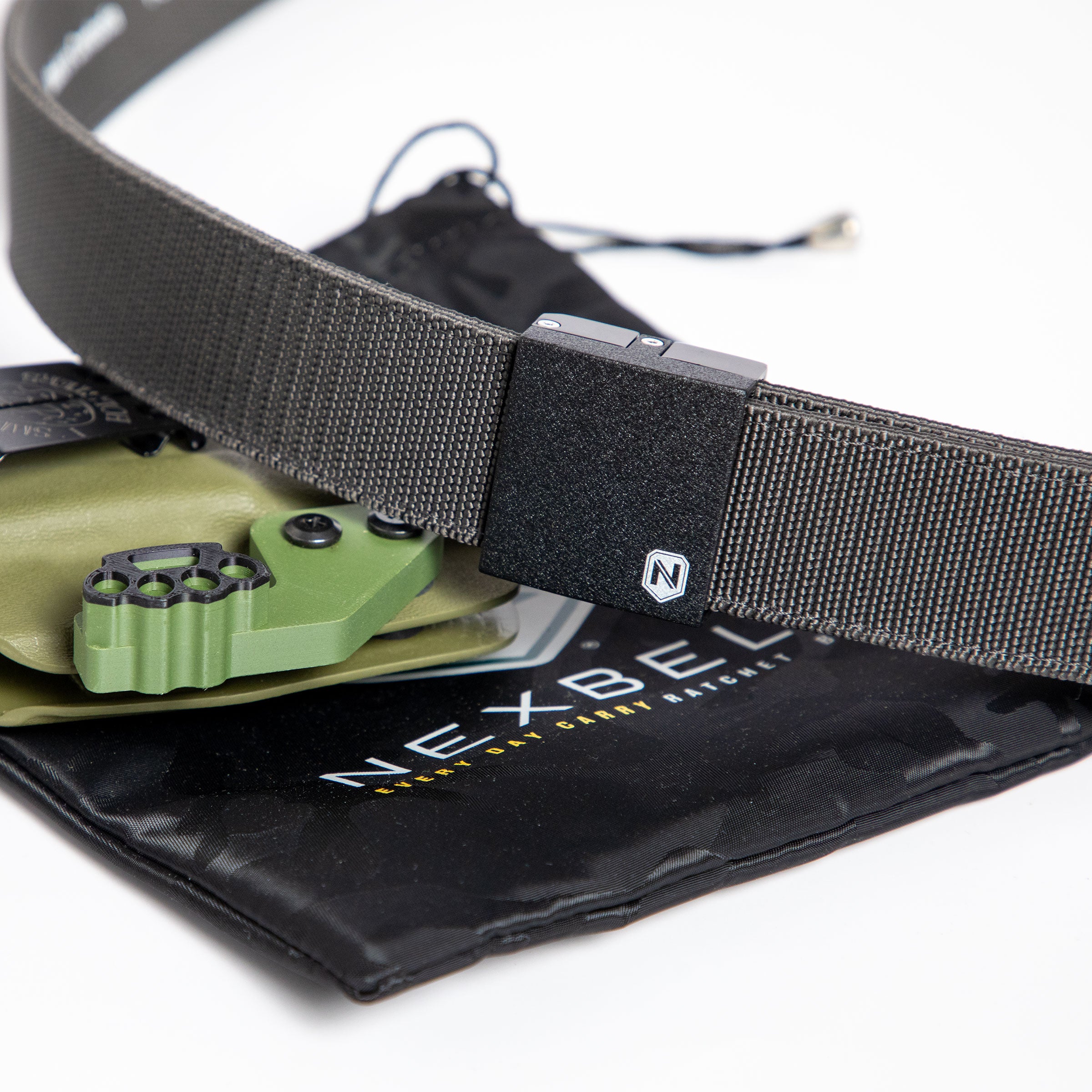 Contender Supreme Grey EDC Ratchet Belt 1.5" [38mm]