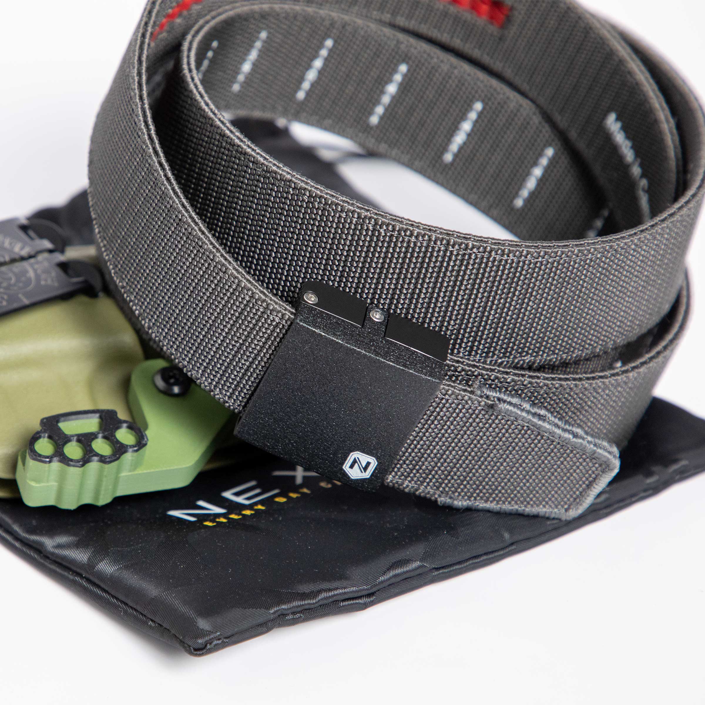 Contender Supreme Grey EDC Ratchet Belt 1.5" [38mm]