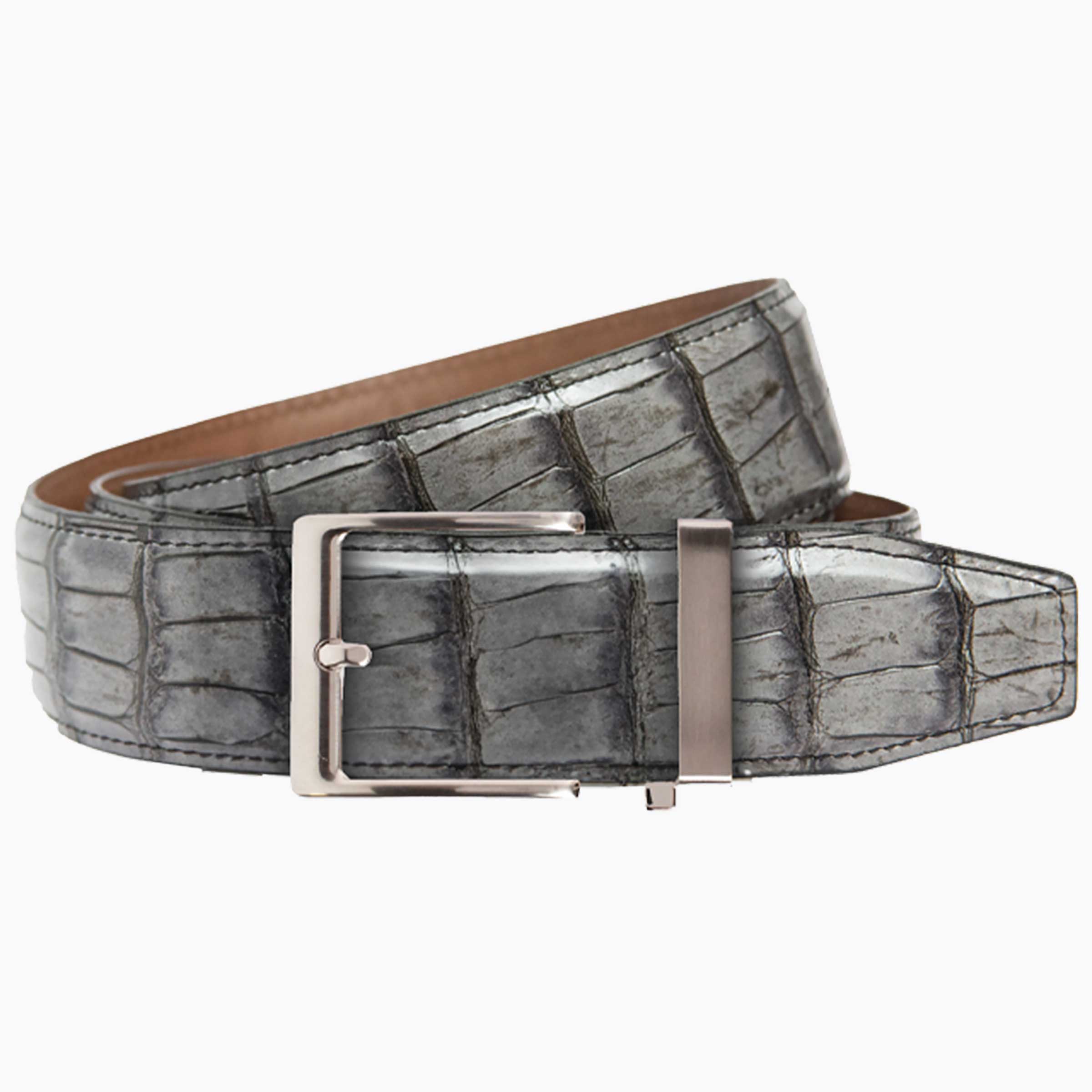 Grey dress belt shop
