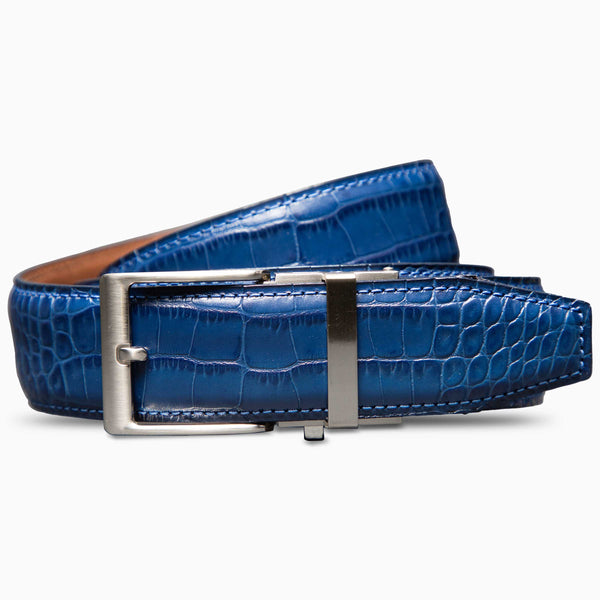 美品　＜ATELIER AMBOISE ＞TURN LOCK BELT NAVY AMBOISE（アンボワーズ） ベルト 「一部別注」「ATELIER AMBOISE for