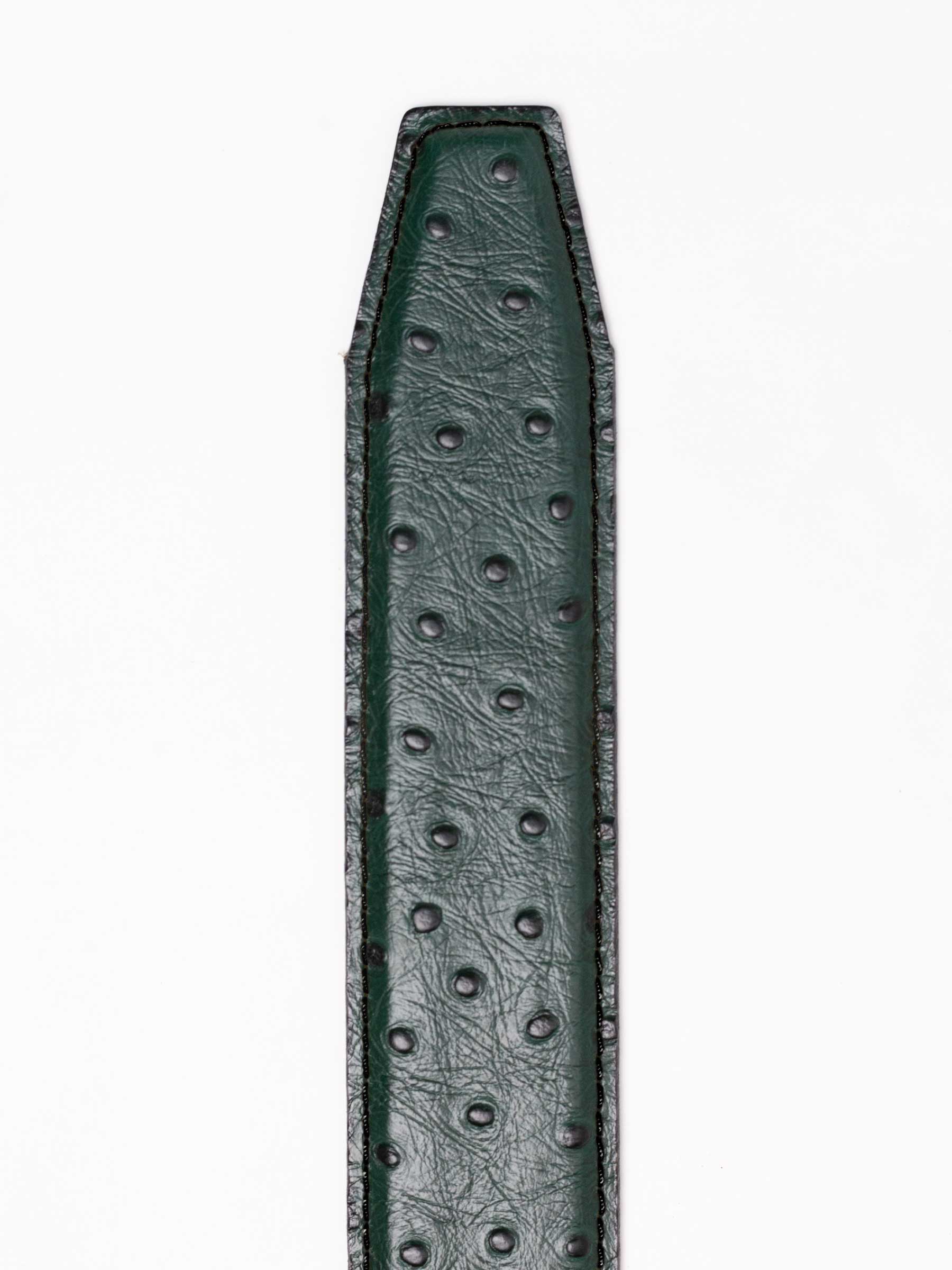 Ostrich Emerald Green Ratchet Belt 1.575" [40mm]