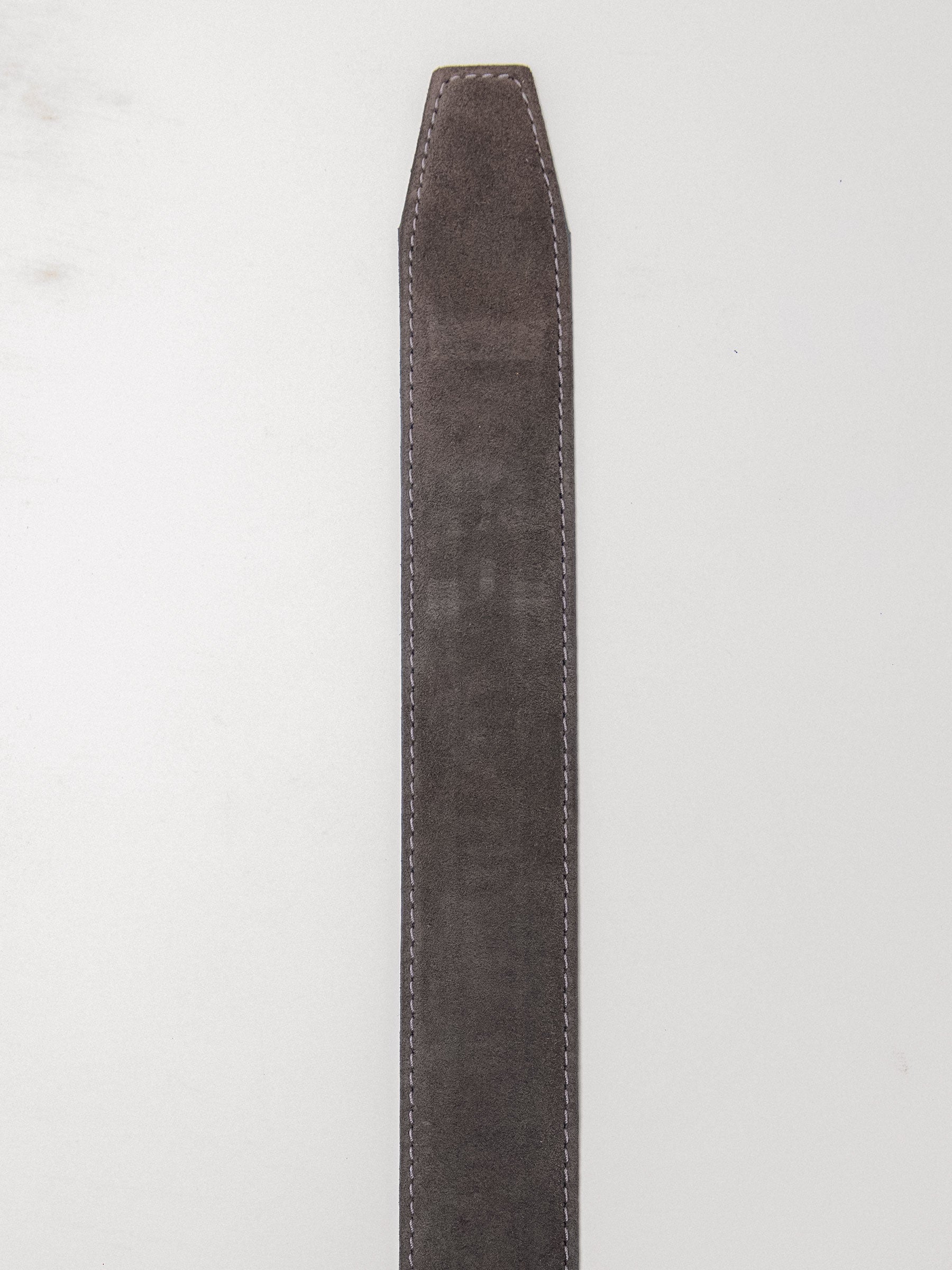 The Greybourne Suede Grey Leather Dress Belt, 1.575" [40mm]