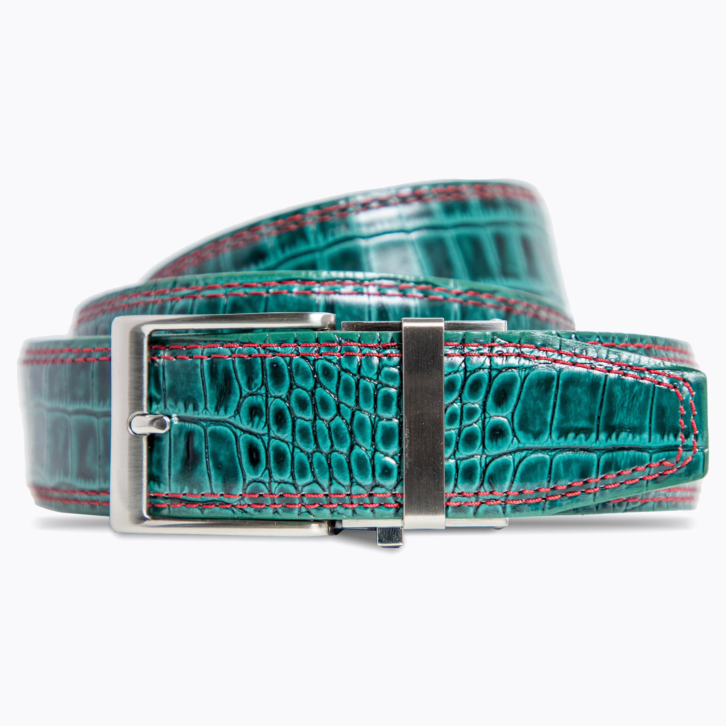 The Kringle Luxe Luxury Ratchet Belt 1.575" [40mm] | Limited Edition Holiday Elegance