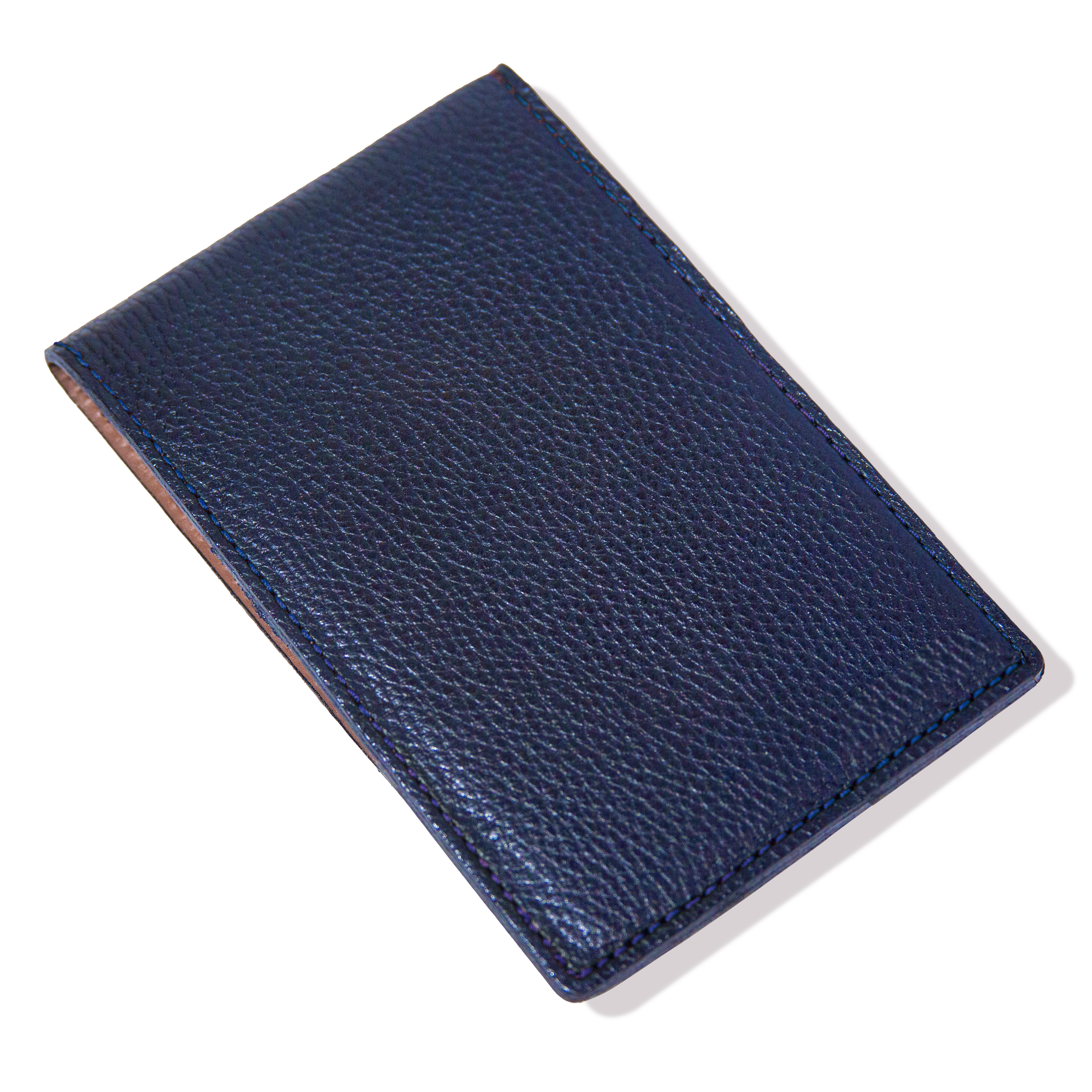 Scorecard Holder Pebble - Blue w/ Blue Thread