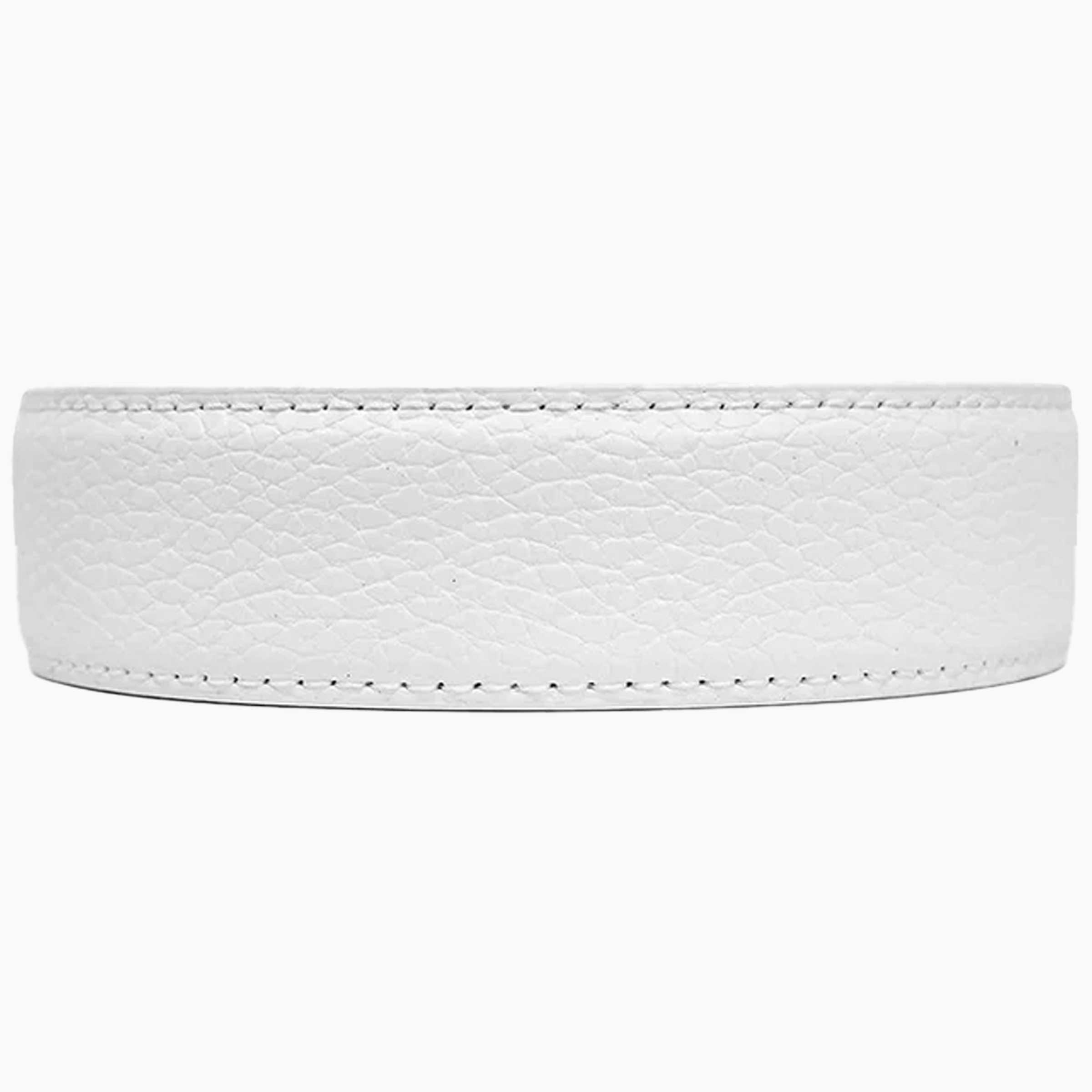 Pebble Grain Winner White Strap 1.38