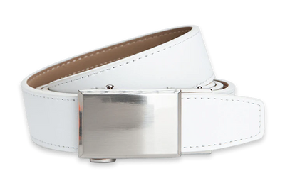 Shield V.3 White, 1 3/8" Strap, Dress Belt