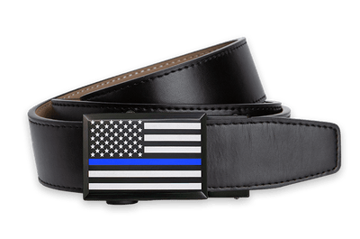 Thin Blue Line Series, 1 3/8" Strap, Dress Belt