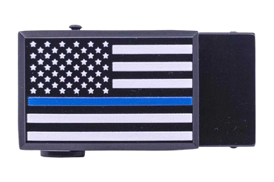 Thin Blue Line Classic Dress Buckle, Fits 1 3/8" Straps