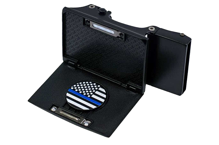 Thin Blue Line Go-In Golf Buckle, Fits 1 3/8" Straps