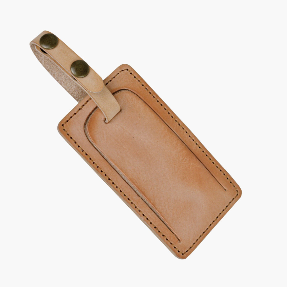 Lejon Traveler Leather Luggage Tag | Premium Travel ID Tag