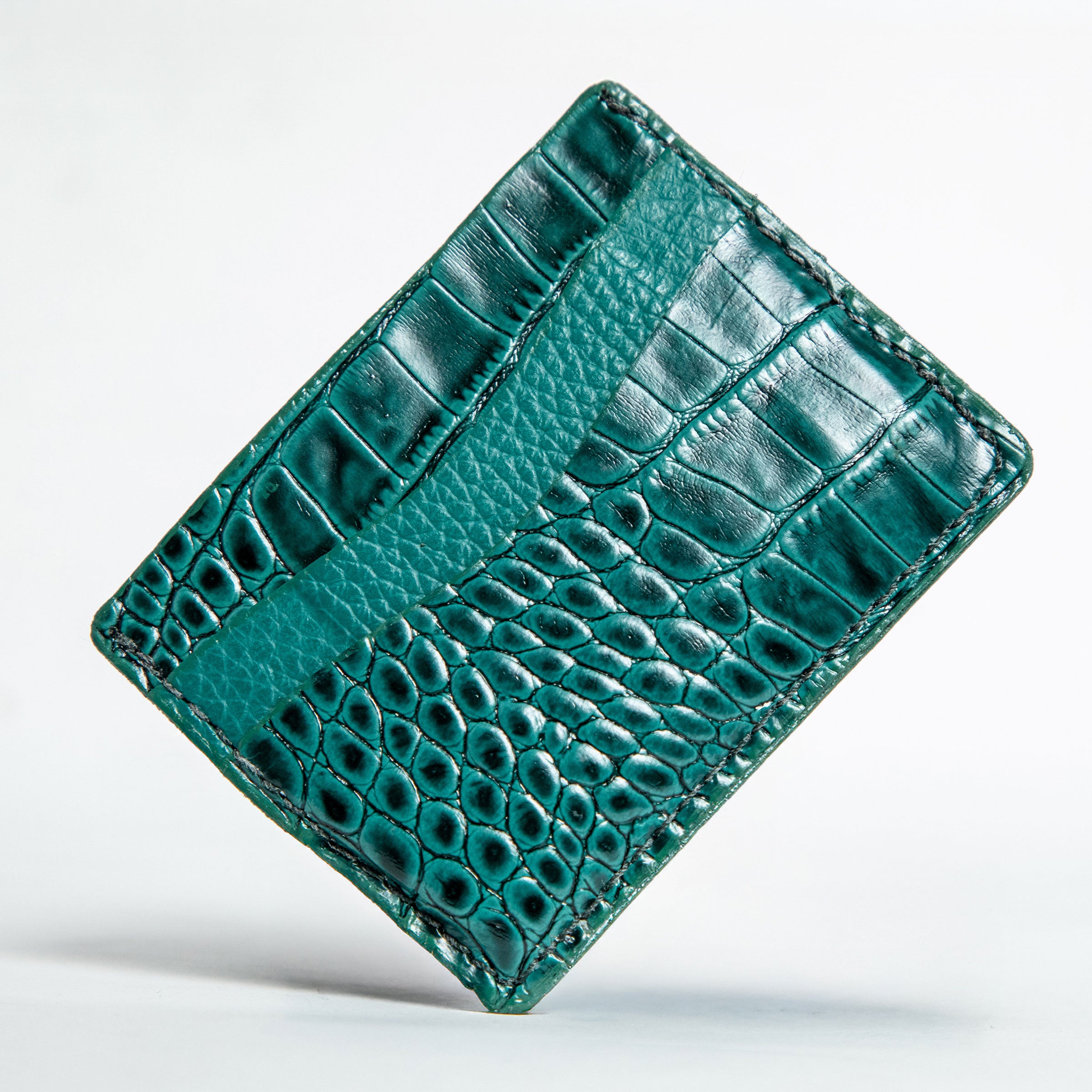 Artisan Verde Slim Wallet - Limited Handcrafted Italian Leather