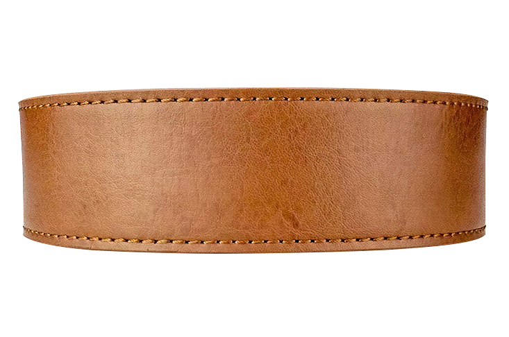 Walnut 1 3/8" Leather Dress Strap