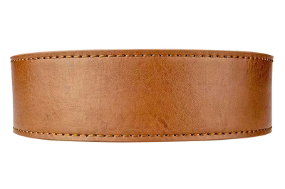 Walnut 1 3/8" Leather Dress Strap