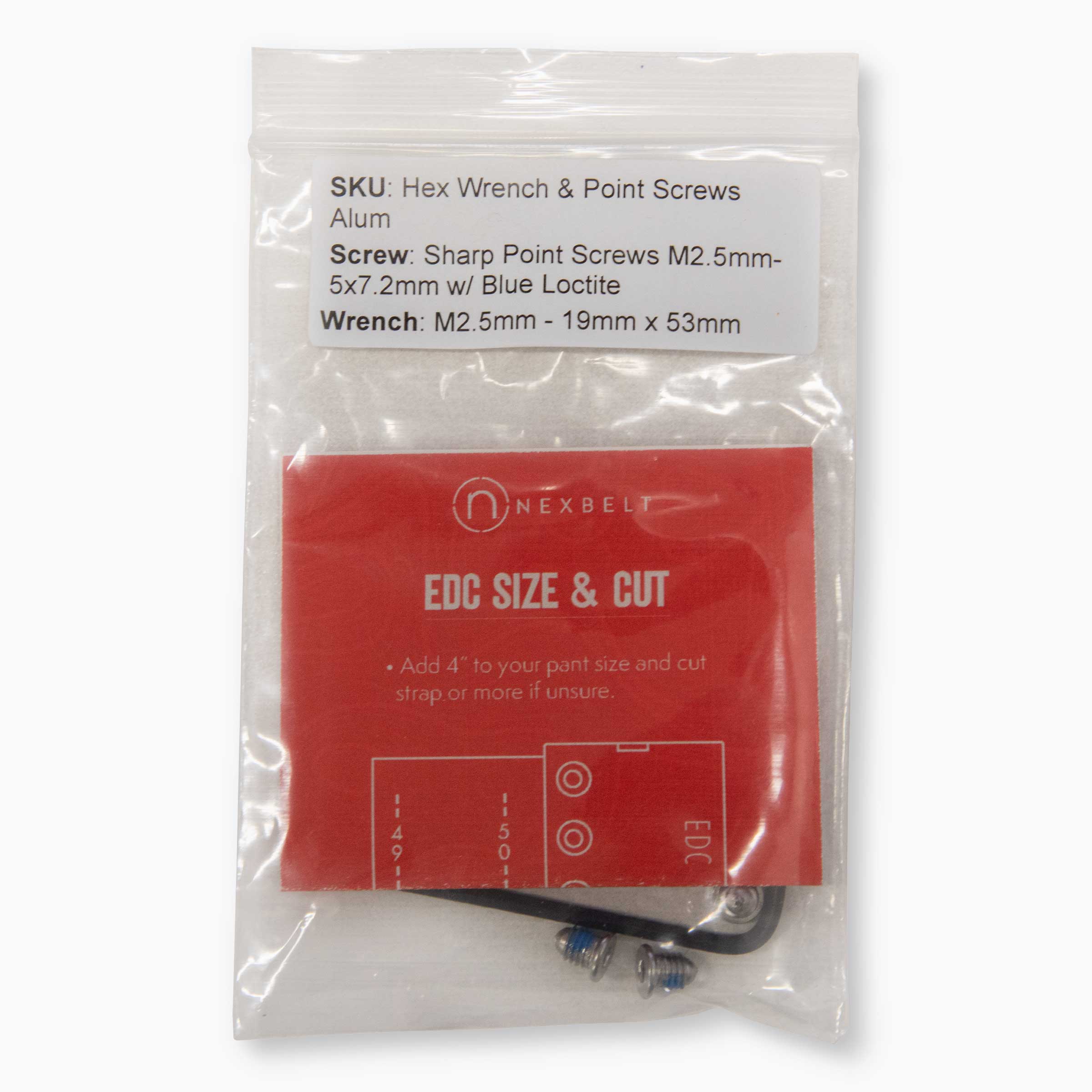 Alum Screw Kit - M5x7.2mm Sharp Point Screw