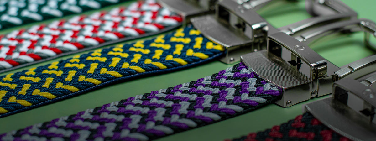 Meet the No. 1 rated golf belt. Nexbelt Braided Ratchet Belt