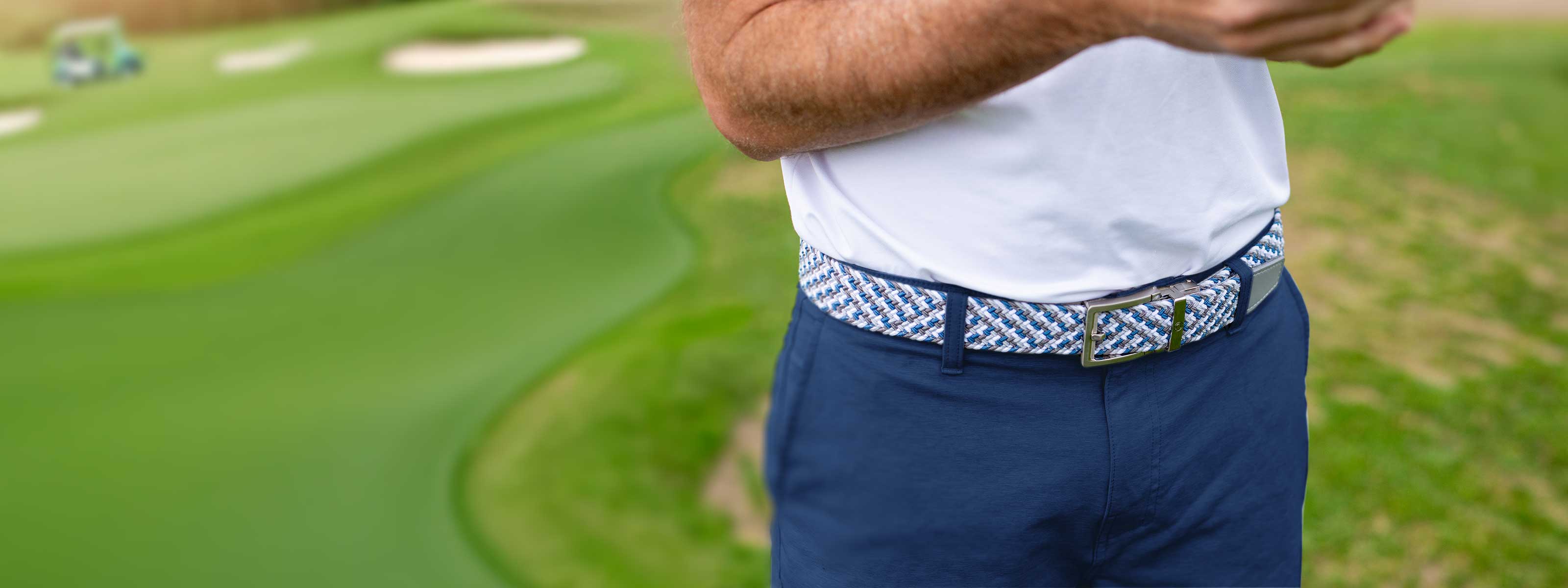 Braided Belt - Designed for comfort, performance, and clean course-ready style.