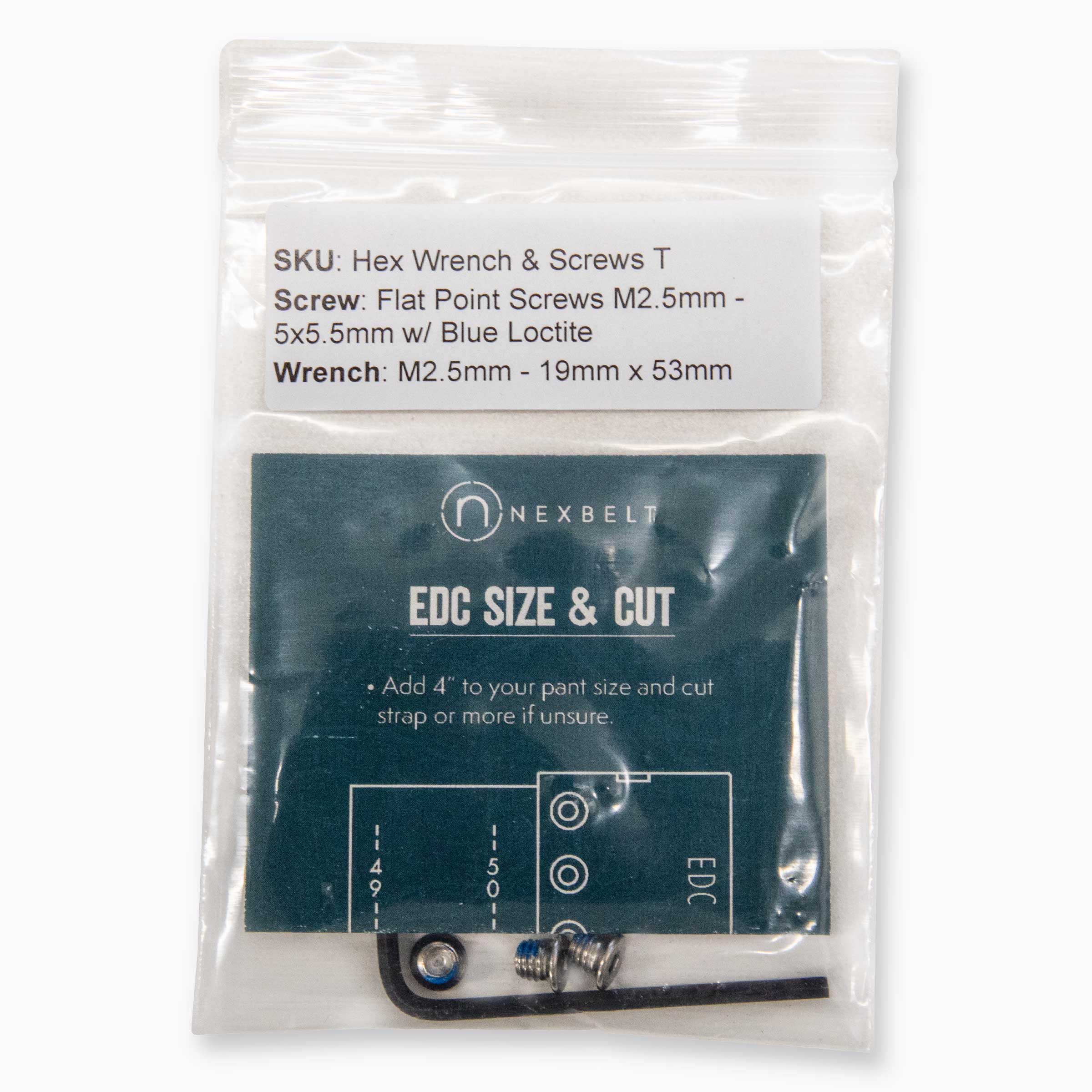 EDC Screw Kit - 5x5.5 mm Flat Point Screw