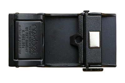 USA Flag Black Go-In Golf Buckle, Fits 1 3/8" Straps