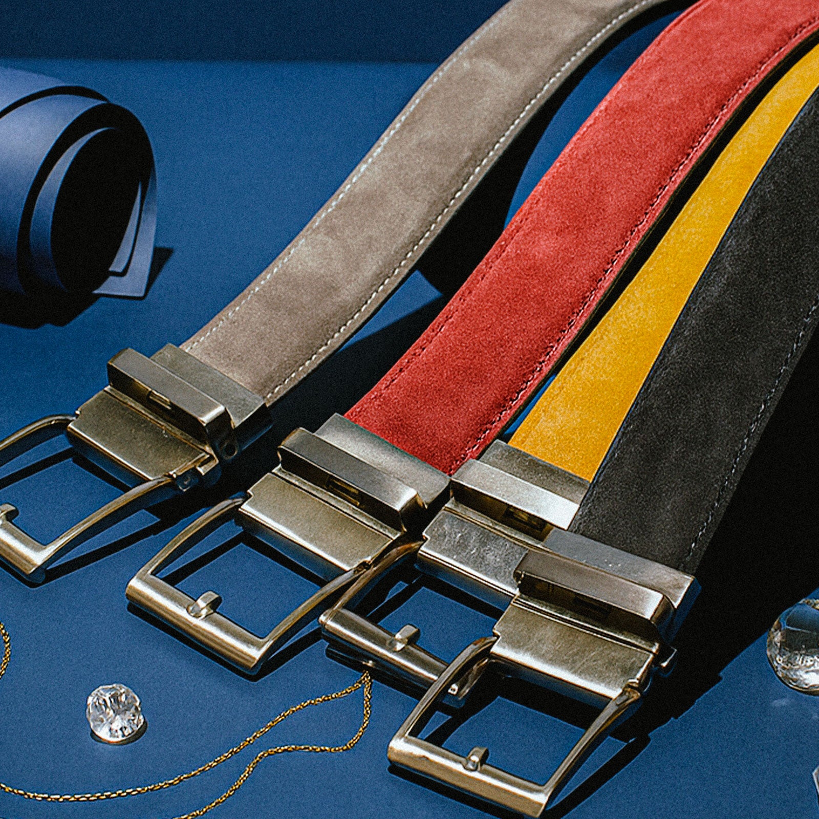The Bordeaux Standard Suede Maroon Leather Dress Belt, 1.575