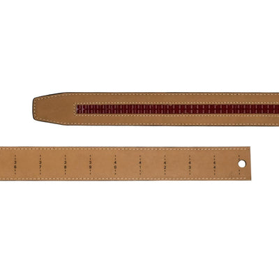 Alligator Tan Embossed Dress Belt 2.0