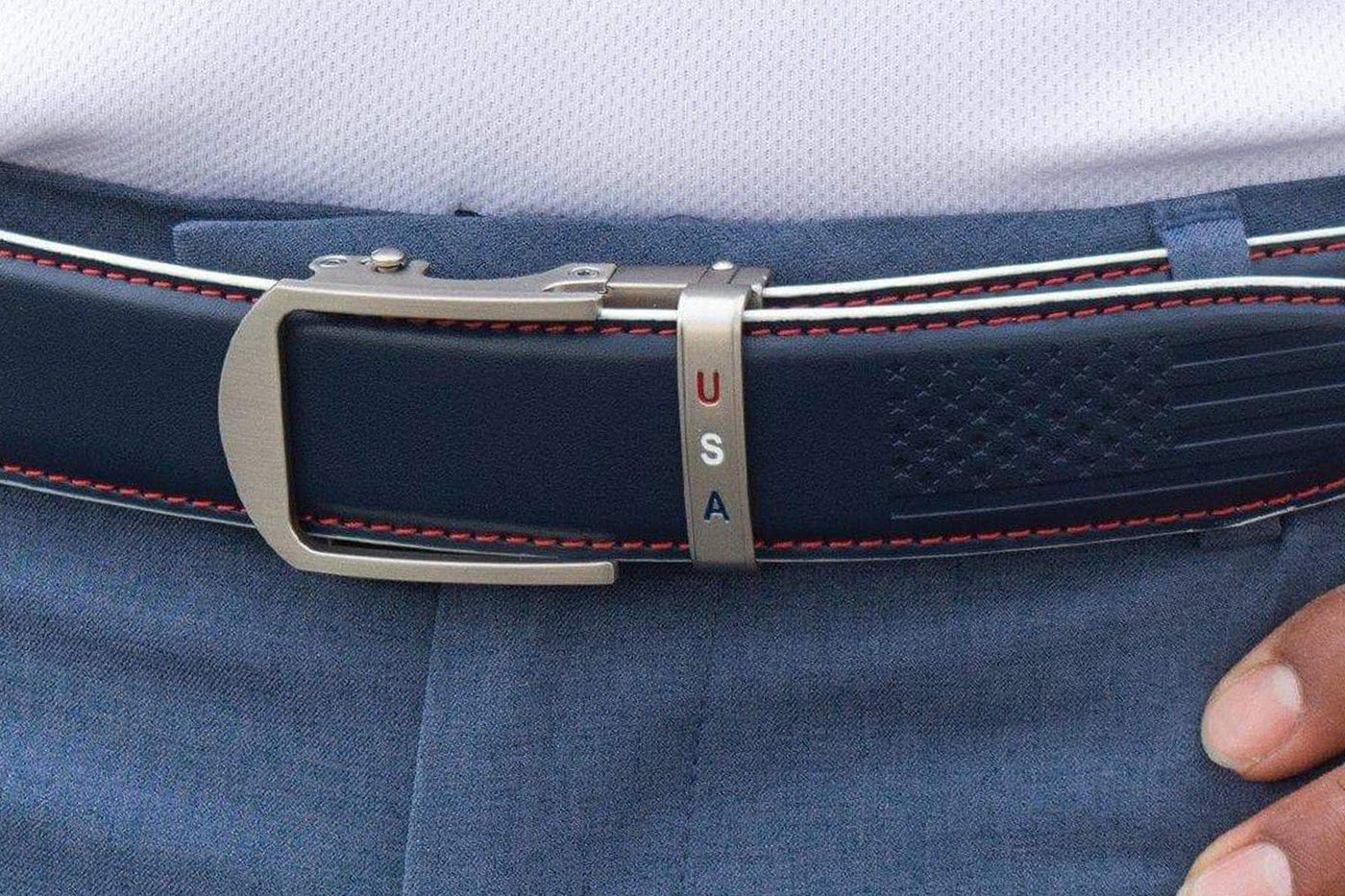 Nexbelt Belt Fits up to 45" waist / Navy NEW! Anthem Navy