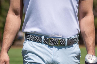 Nexbelt Casual Belt Fits up to 50" waist / Black/Grey/Dark Grey NEW! Braided Belt Charcoal 2.0