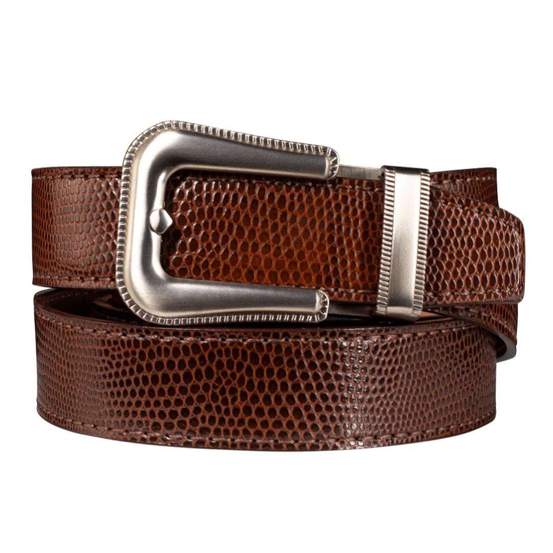 Nexbelt Women's Dress Belt Fits up to 40" waist / Brown Dakota Brown