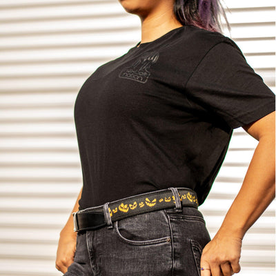 Nexbelt Belt Strap Fits up to 50" waist / Black Hampton Mortem Ribbon Strap