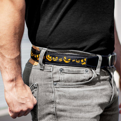 Nexbelt Belt Strap Fits up to 50" waist / Black Hampton Mortem Ribbon Strap