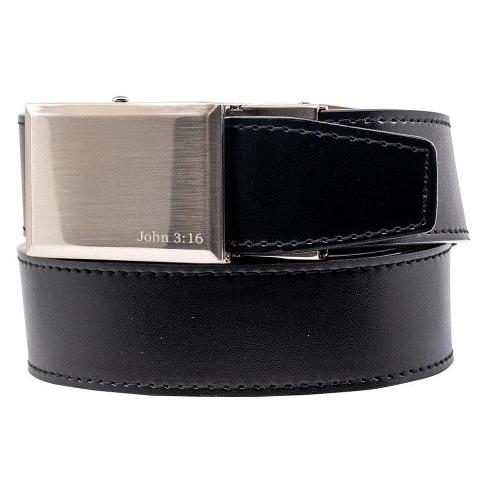 Nexbelt Belt Black / Fits up to 45" waist Faith 3:16 Nickel Black Belt