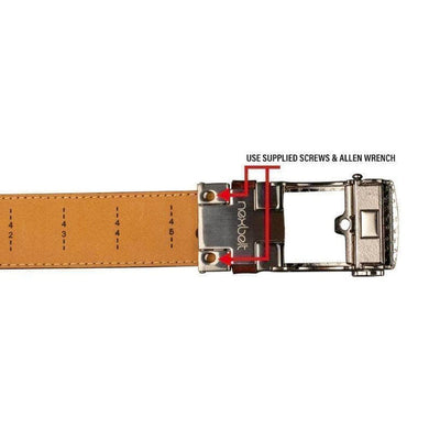 Nexbelt Dress Belt Grey / Fits up to 45” waist Alligator Embossed Grey Dress Belt 2.0