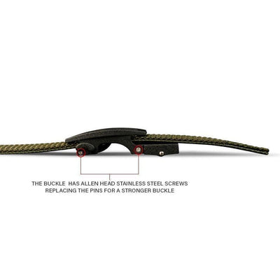 Nexbelt Gun Belt Green / Fits up to 50" waist / Nylon Titan OD Green PreciseFit™ EDC Belt